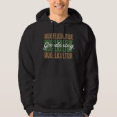 Botanische Hugelkultur Tuinieren Plant Lover Hoodie (Voorkant)