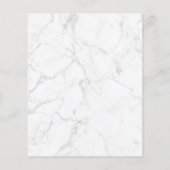 Botanische Huis Schoonmaak Maid Service Marmer Flyer (Achterkant)