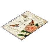 Botanische Hummingvogels Aangepast Journal Notitieboek (Linkerzijde)