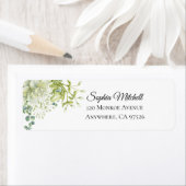 Botanische huwelijksbruiloft etiket (Insitu)