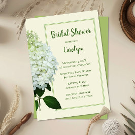 Botanische Hydrangea Bruiloft Uitnodiging