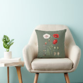 Botanische illustratie bloemkunst. kussen (Stoel)