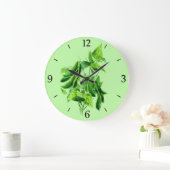  botanische illustratie, bonenwijn grote klok (Huis)