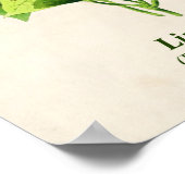  botanische illustratie, boterbonenwijn poster (Hoek)