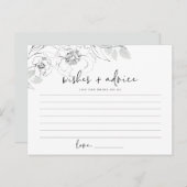 Botanische illustratie Bride voor advies Briefkaart (Voorkant / Achterkant)