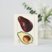  botanische illustratie briefkaart (Staand voorkant)