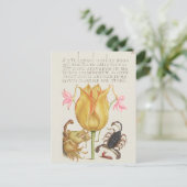 botanische illustratie briefkaart (Staand voorkant)