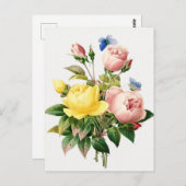  botanische illustratie briefkaart (Voorkant / Achterkant)