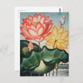  botanische illustratie briefkaart (Voorkant / Achterkant)