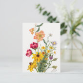 botanische illustratie briefkaart (Staand voorkant)
