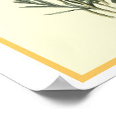 Botanische illustratie "Bulbous Crowfoot" Poster (Hoek)