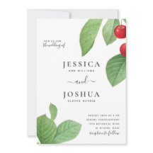  botanische illustratie Cherries Wedding