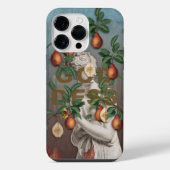 Botanische illustratie Collage Goddess Venus iPhone Hoesje (Achterkant)