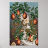 Botanische illustratie Collage Goddess Venus Poster (Voorkant)