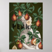 Botanische illustratie Collage Venus Poster (Voorkant)