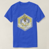 Botanische illustratie Dagelijks in grijs en geel T-shirt (Design voorkant)