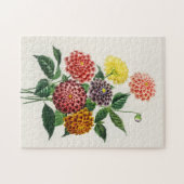  botanische illustratie Dahlias 250 stuks Legpuzzel (Horizontaal)