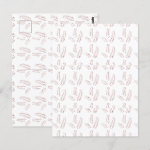 Botanische Illustratie – Elegante Bloemkunst Briefkaart