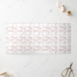  Botanische Illustratie – Elegante Bloemkunst Drieluik Kaart