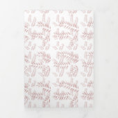  Botanische Illustratie – Elegante Bloemkunst Drieluik Kaart (Cover)