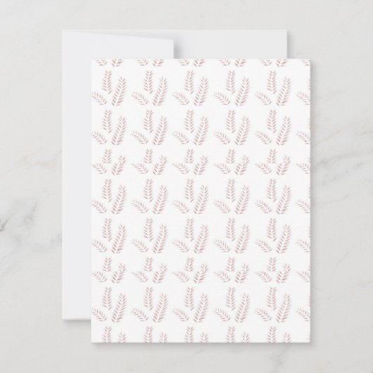  Botanische Illustratie – Elegante Bloemkunst Feestdagenkaart (Voorkant)