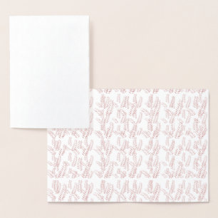  Botanische Illustratie – Elegante Bloemkunst Folie Kaarten