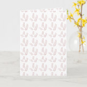 Botanische Illustratie – Elegante Bloemkunst Kaart (Gele Bloem)