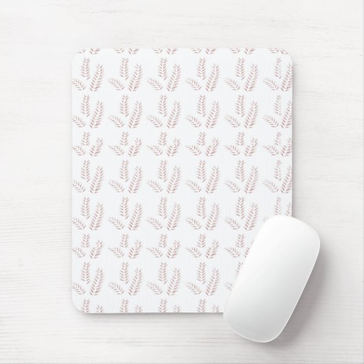 Botanische Illustratie – Elegante Bloemkunst Muismat (Met muis)