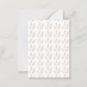  Botanische Illustratie – Elegante Bloemkunst Notitiekaartje (Voorkant)