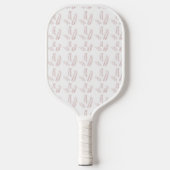  Botanische Illustratie – Elegante Bloemkunst Pickleball Paddle (Voorkant)