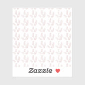  Botanische Illustratie – Elegante Bloemkunst Sticker (Vel)