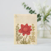  botanische illustratie feestdagenkaart (Staand voorkant)