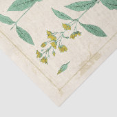  botanische illustratie Gele wilde bloem Tissuepapier (Detail)