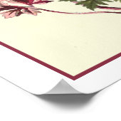 Botanische illustratie "Herb Robert" Poster (Hoek)