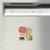  botanische illustratie magneet (Insitu (Vaatwasser))