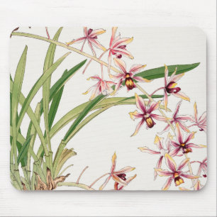 Botanische illustratie met orchideeën, Muismat