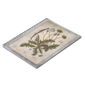 Botanische illustratie Notitieboek - Dandelion (Linkerzijde)