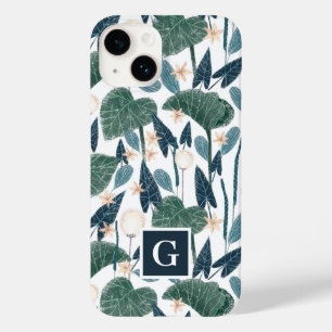 Botanische illustratie Plant Mam Monogram Case-Mate iPhone 14 Hoesje