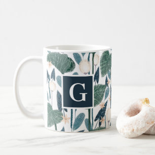 Botanische illustratie Plant Mam Monogram Koffiemok