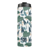 Botanische illustratie Plant Mam Monogram Thermosbeker (Voorkant)
