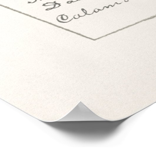 botanische illustratie poster (Hoek)