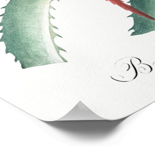  botanische illustratie poster (Hoek)