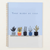 Botanische Illustratie Potted House plant Planner (Voorkant)