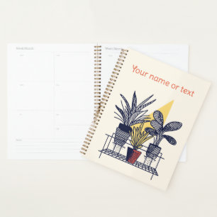 Botanische Illustratie pottenbakken huis planten Planner
