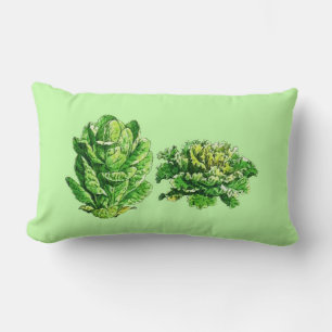 botanische illustratie, sla kussen