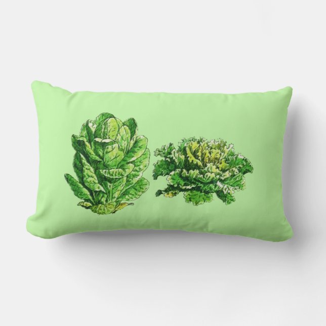  botanische illustratie, sla kussen (Voorkant)