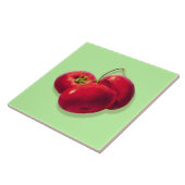  Botanische illustratie, tomaten Tegeltje (Zijkant)