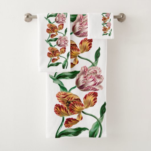 Botanische illustratie  Tulp Bad Handdoek (Insitu)