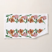 Botanische illustratie  Tulp Bad Handdoek (Handdoek)