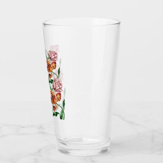 Botanische illustratie Tulp Glas (Links)